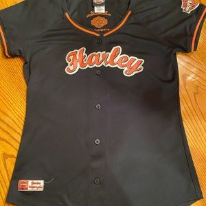 Harley Davidson baseball jersey
